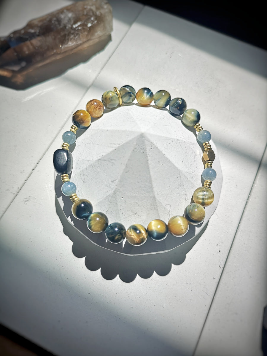 The BRIDGE Sodalite & Citrine Bracelet – Kazzy Stone