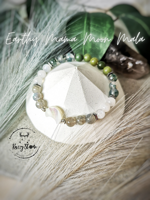 The Earthy Mama Moon Wrist Mala