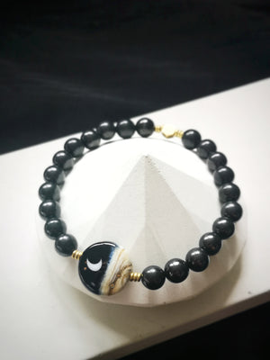 Magical Moonscape Shungite Bracelet