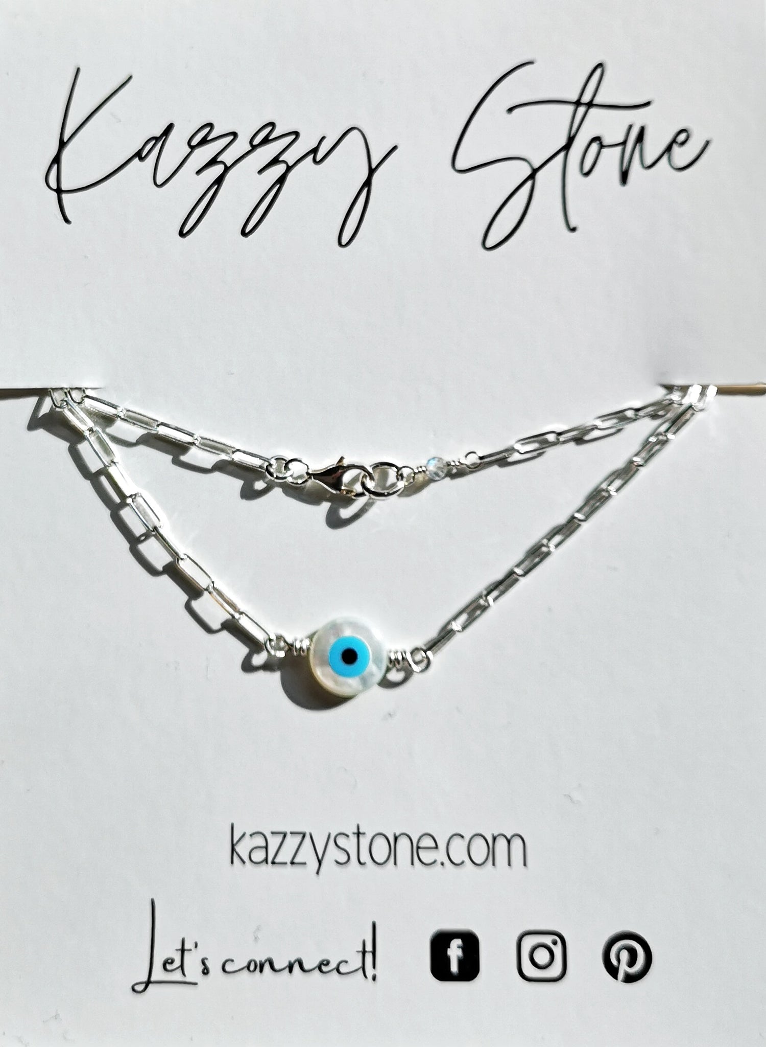 The EYE Silver Necklace