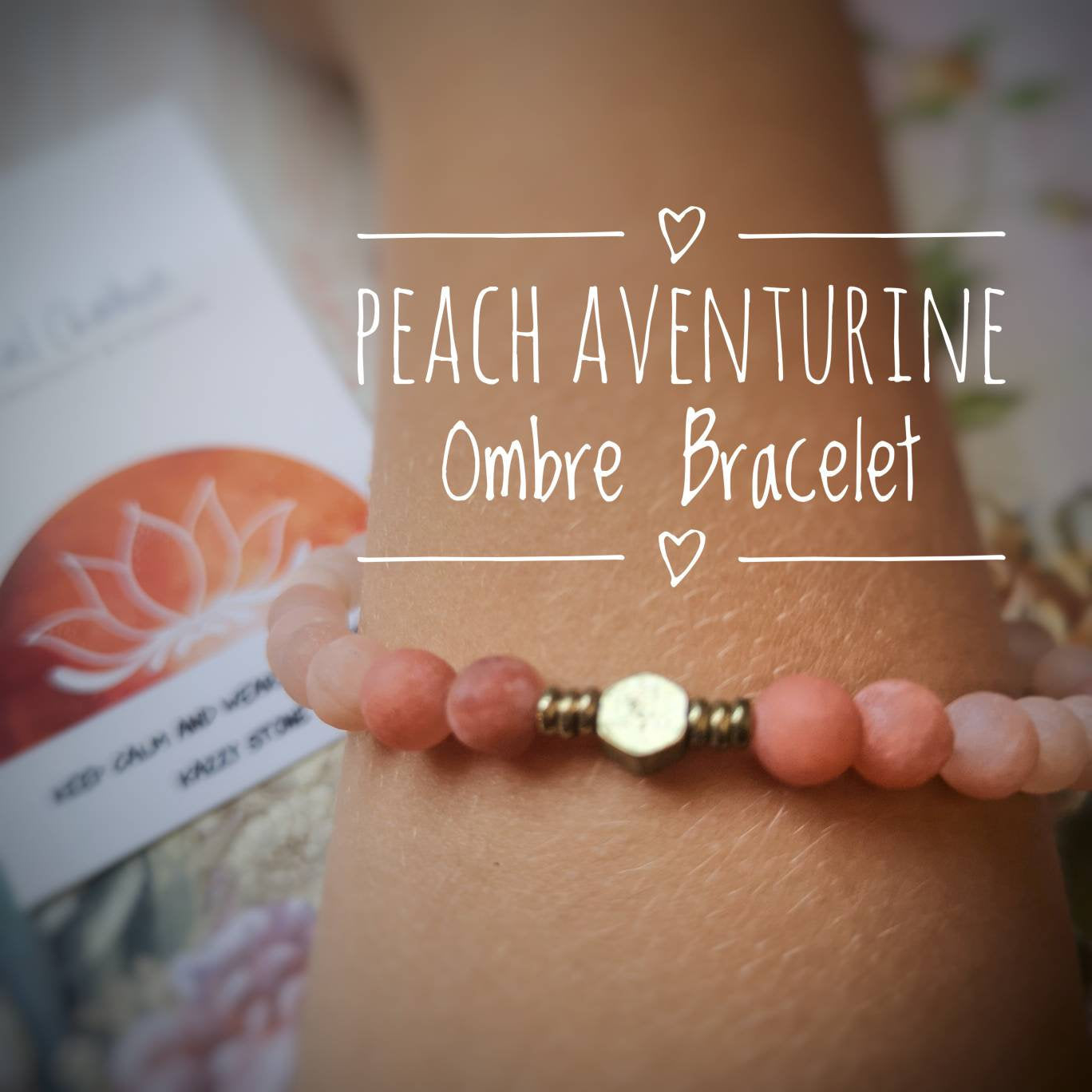 Peachy Ombre Bracelet